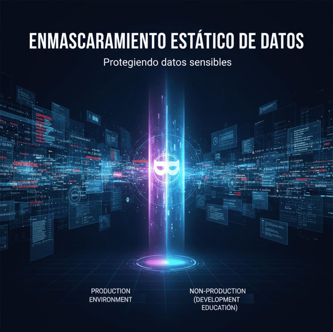 Enmascaramiento estático de datos – corta